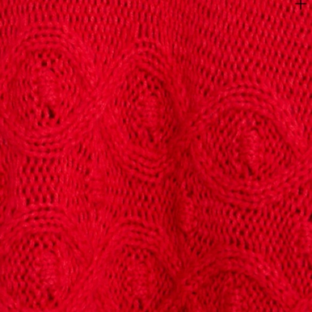 LOFT Cable Sweater Poncho - Picture 2 of 2